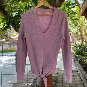 Lilac sweater by Anthropologie